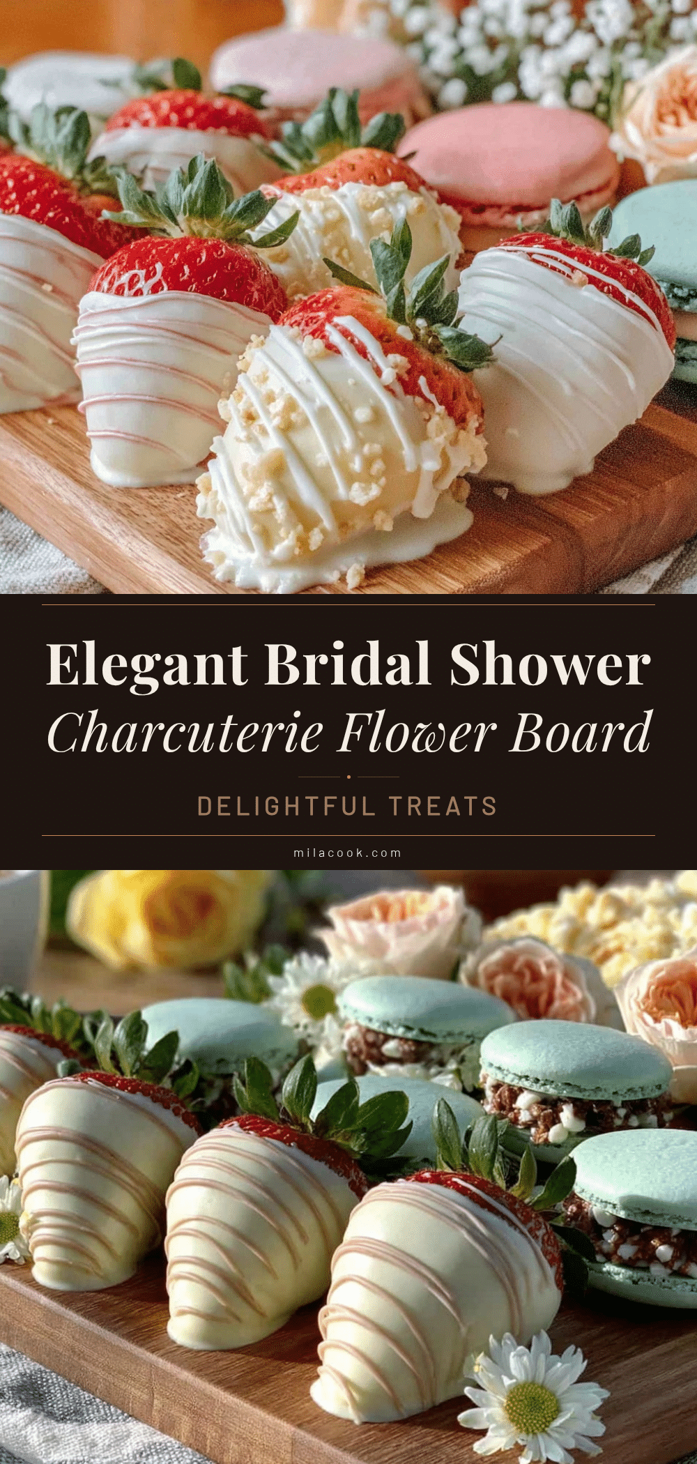 bridal shower charcuterie flower board recipe