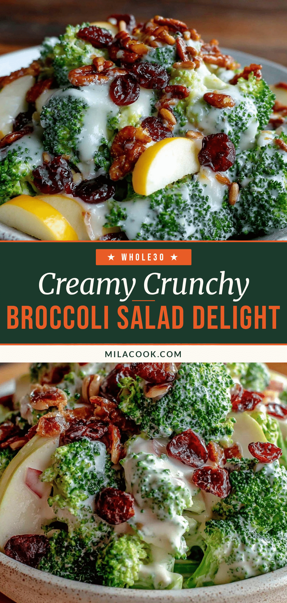 creamy broccoli salad recipe