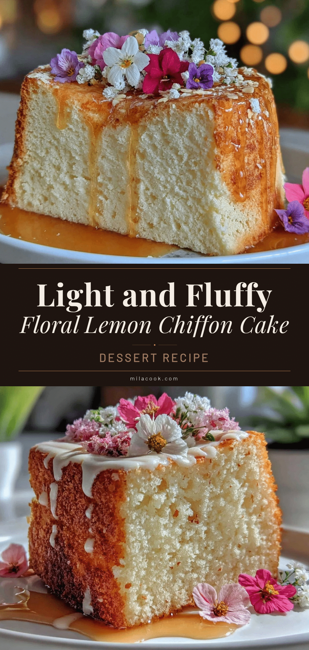 lemon chiffon cake recipe recipe