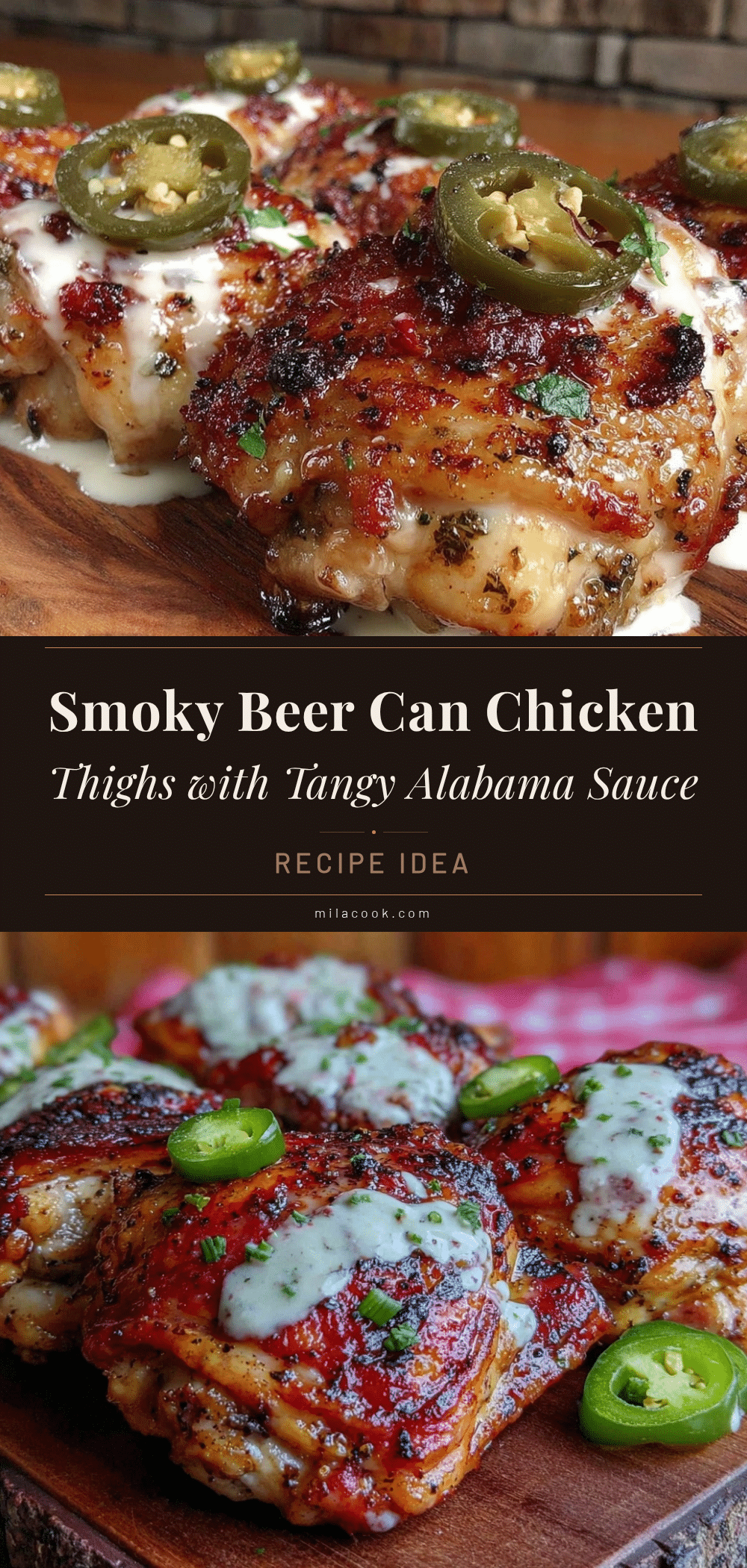 smoked beer can chicken thighs recipe