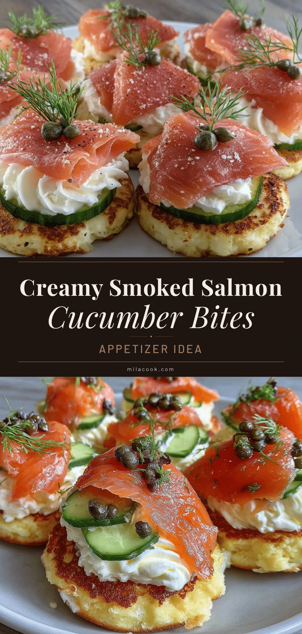 smoked salmon cucumber bites recipe