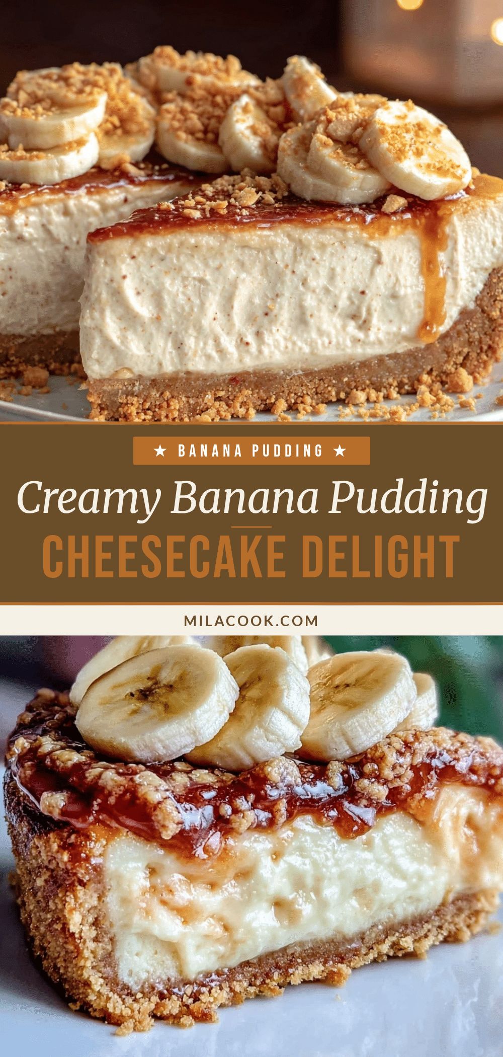banana pudding cheesecake recipe