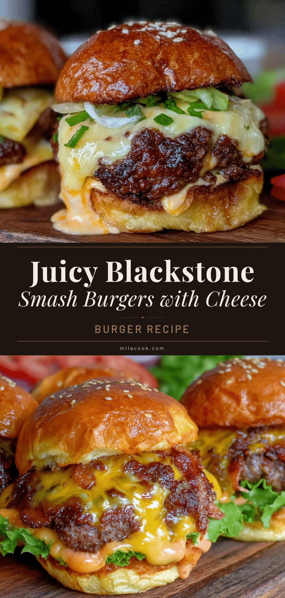 crispy Blackstone griddle smash burgers recipe
