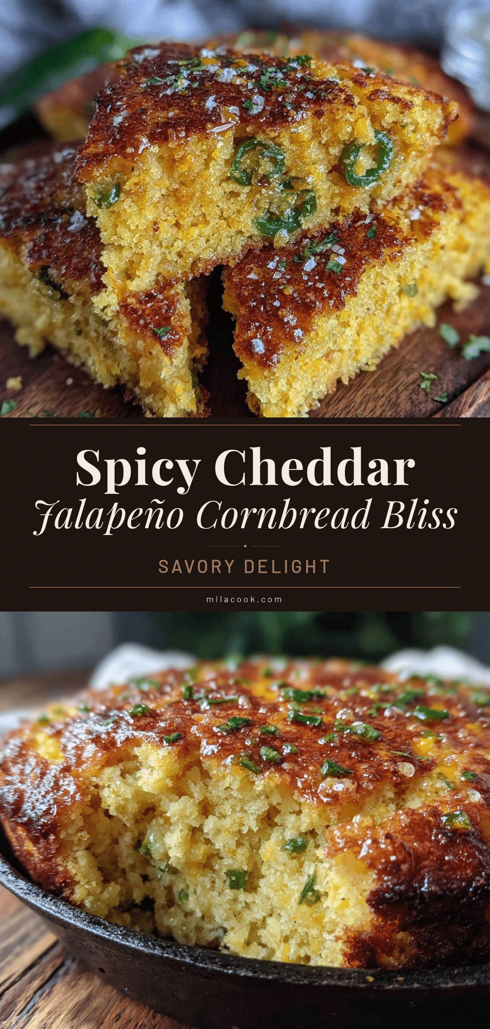 crispy cast iron skillet jalapeño cheddar cornbread recipe