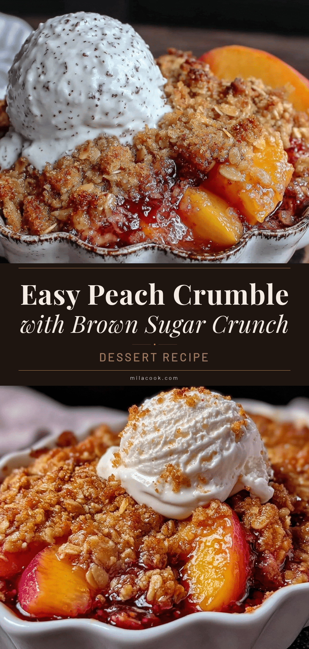 easy peach crumble recipe recipe