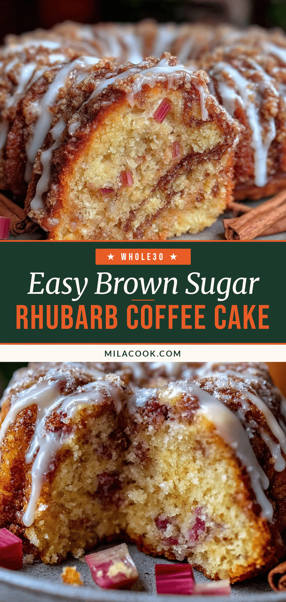 Easy Rhubarb Coffee Cake recipe