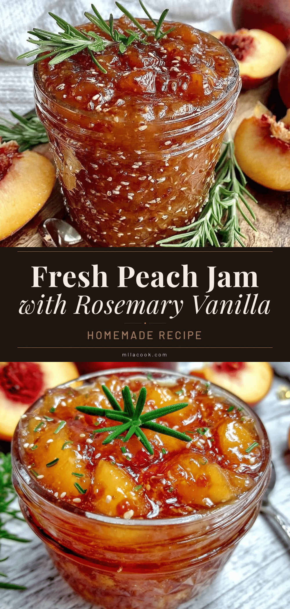 fresh homemade peach jam recipe