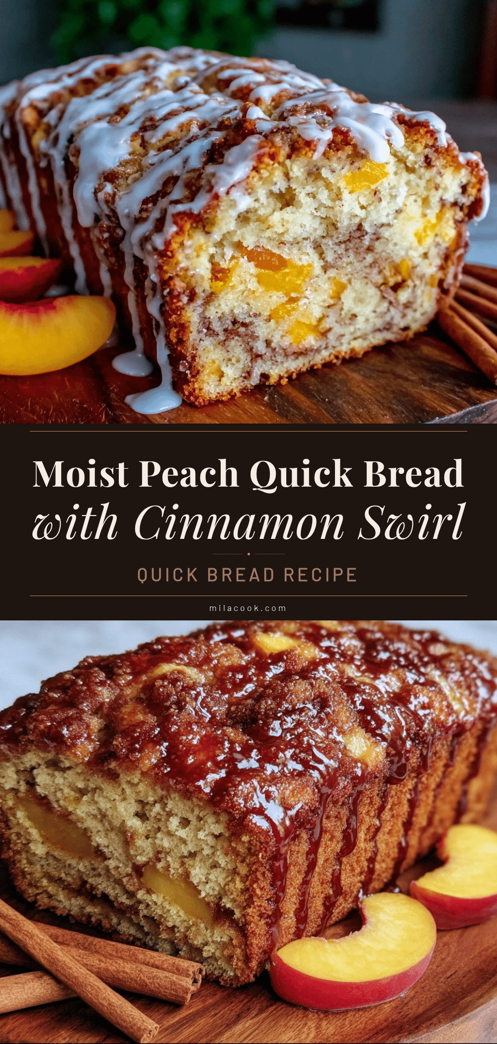 fresh peach quick bread recipe