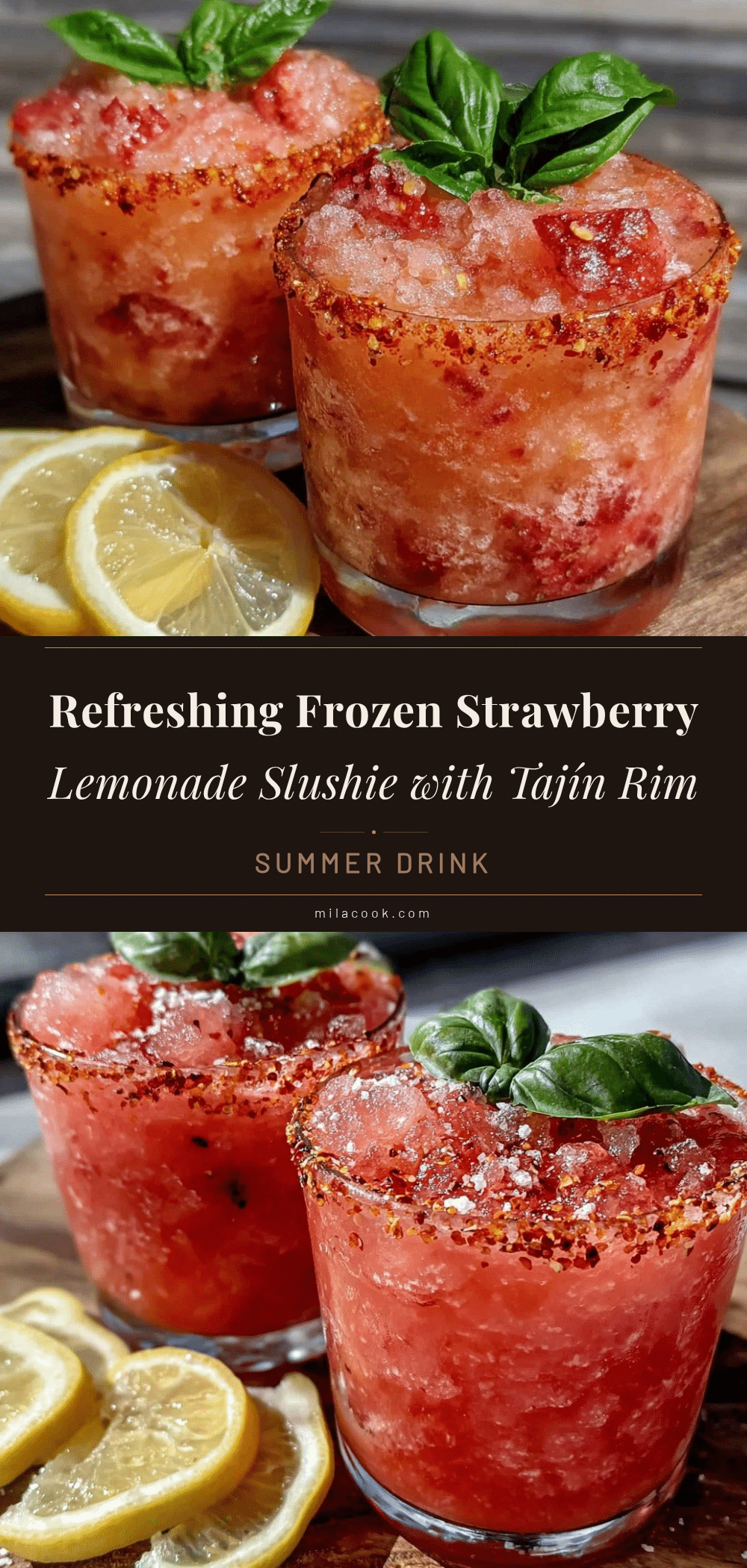 frozen strawberry lemonade slushie recipe