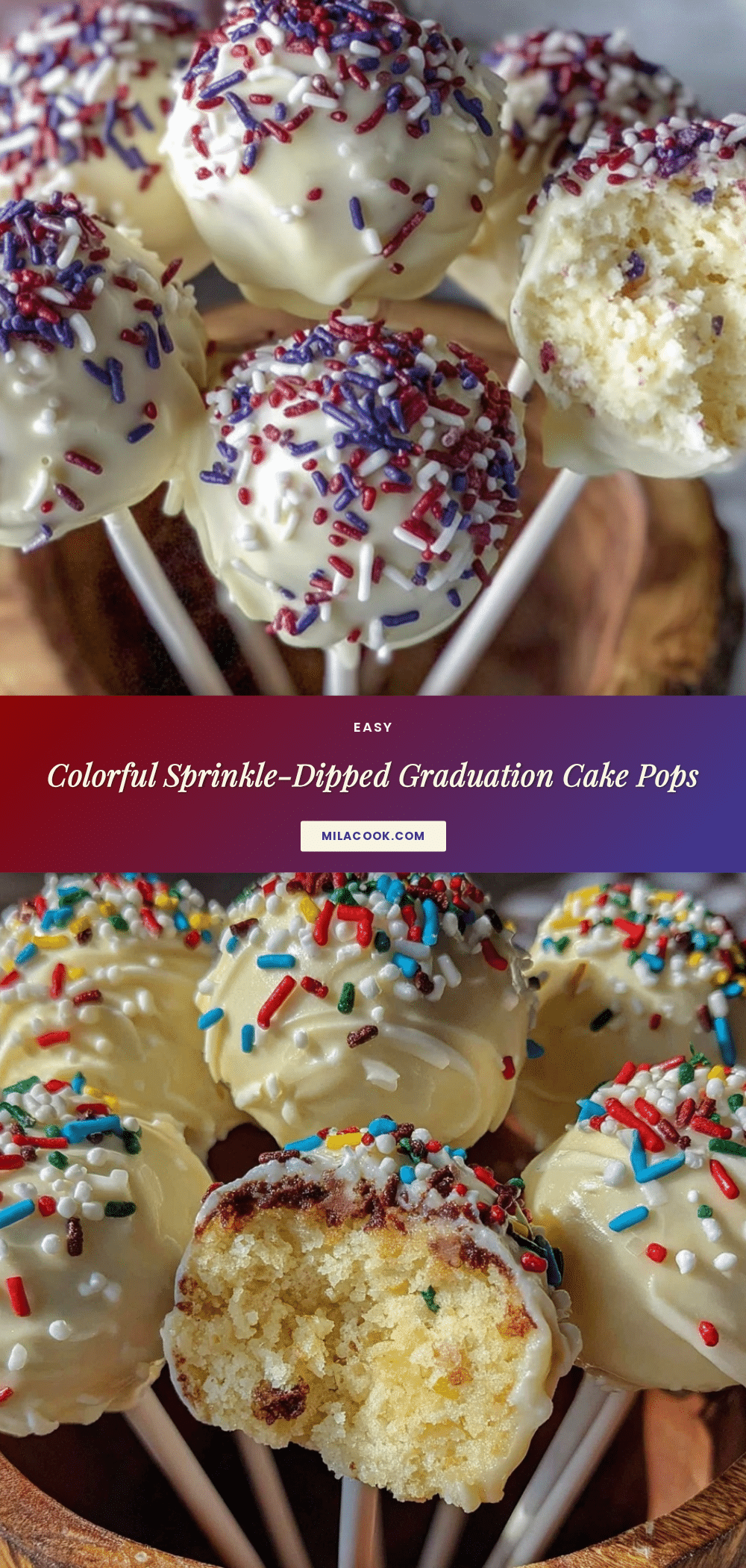 graduation cake pops recipe
