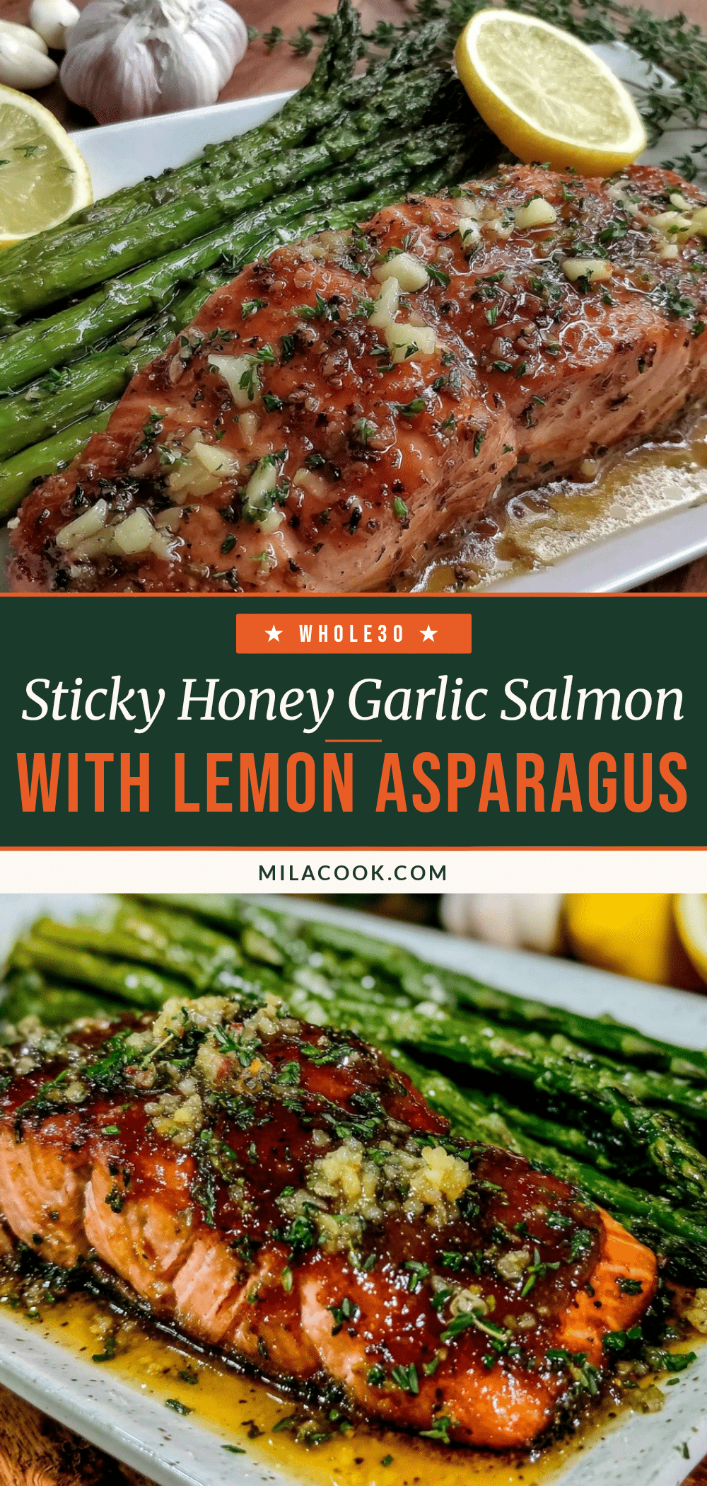 honey garlic glazed salmon recipe