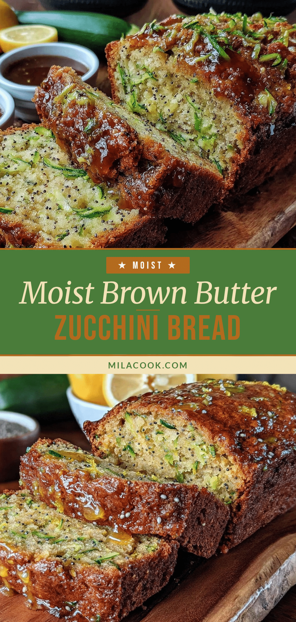 moist homemade zucchini bread recipe
