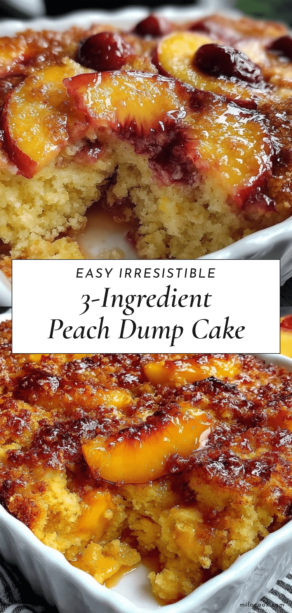 peach dump cake recipe