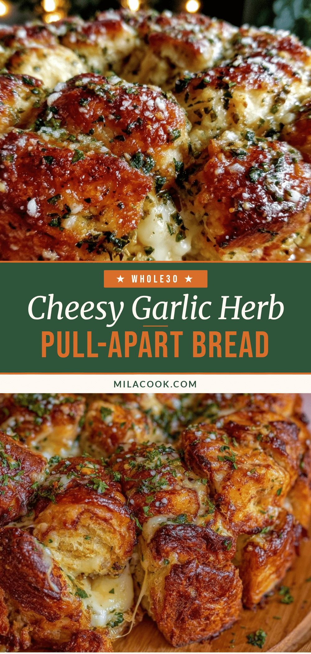 savory cheesy garlic herb monkey bread recipe