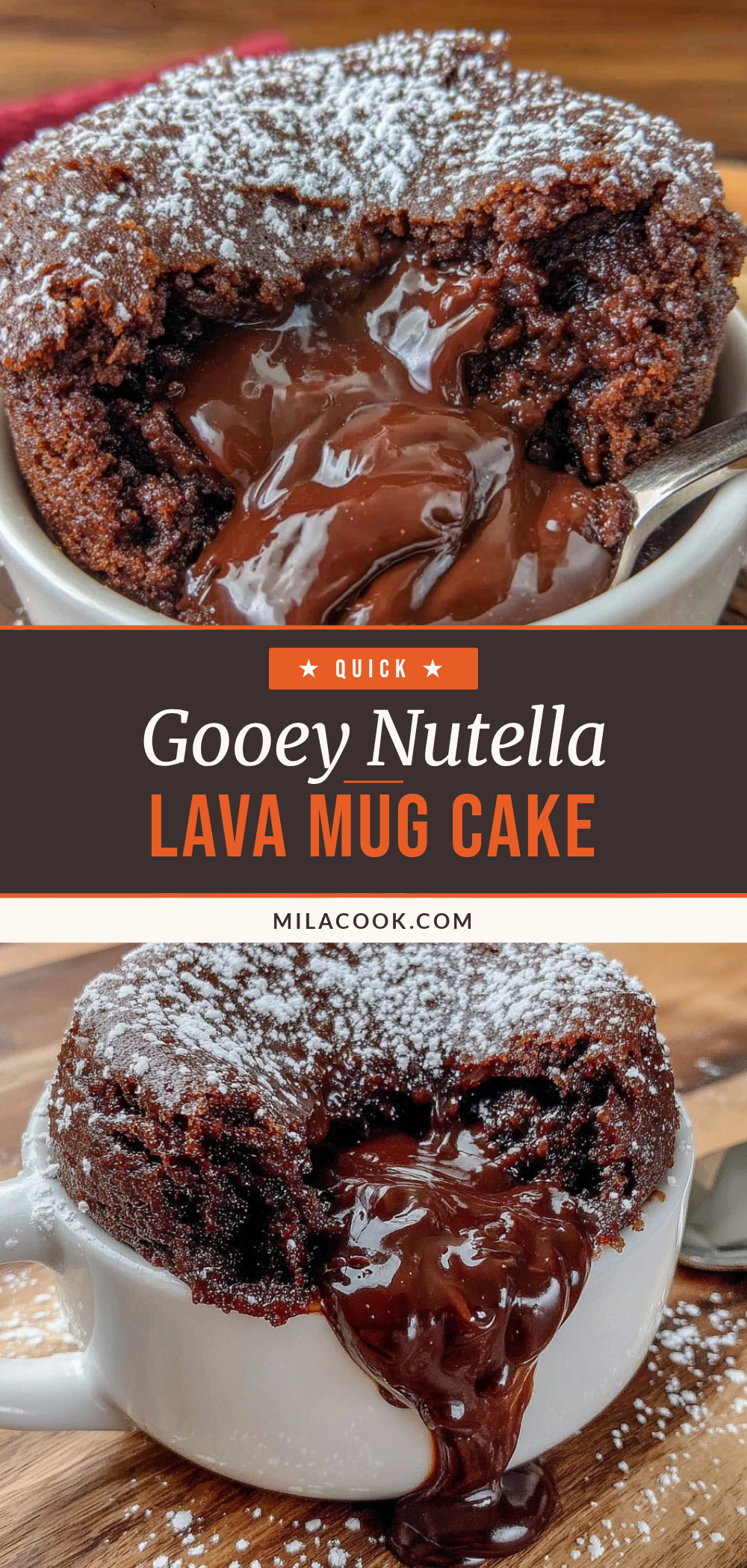 single-serving mug chocolate lava cake recipe