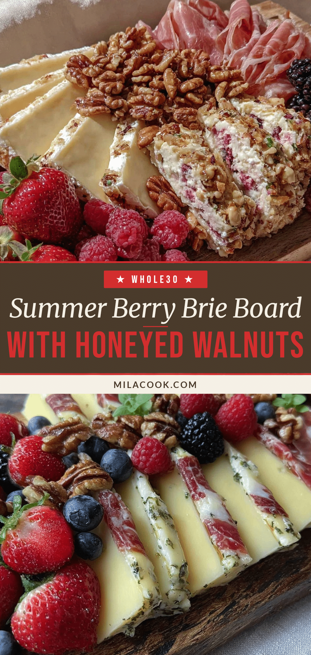 summer berry and brie charcuterie board recipe