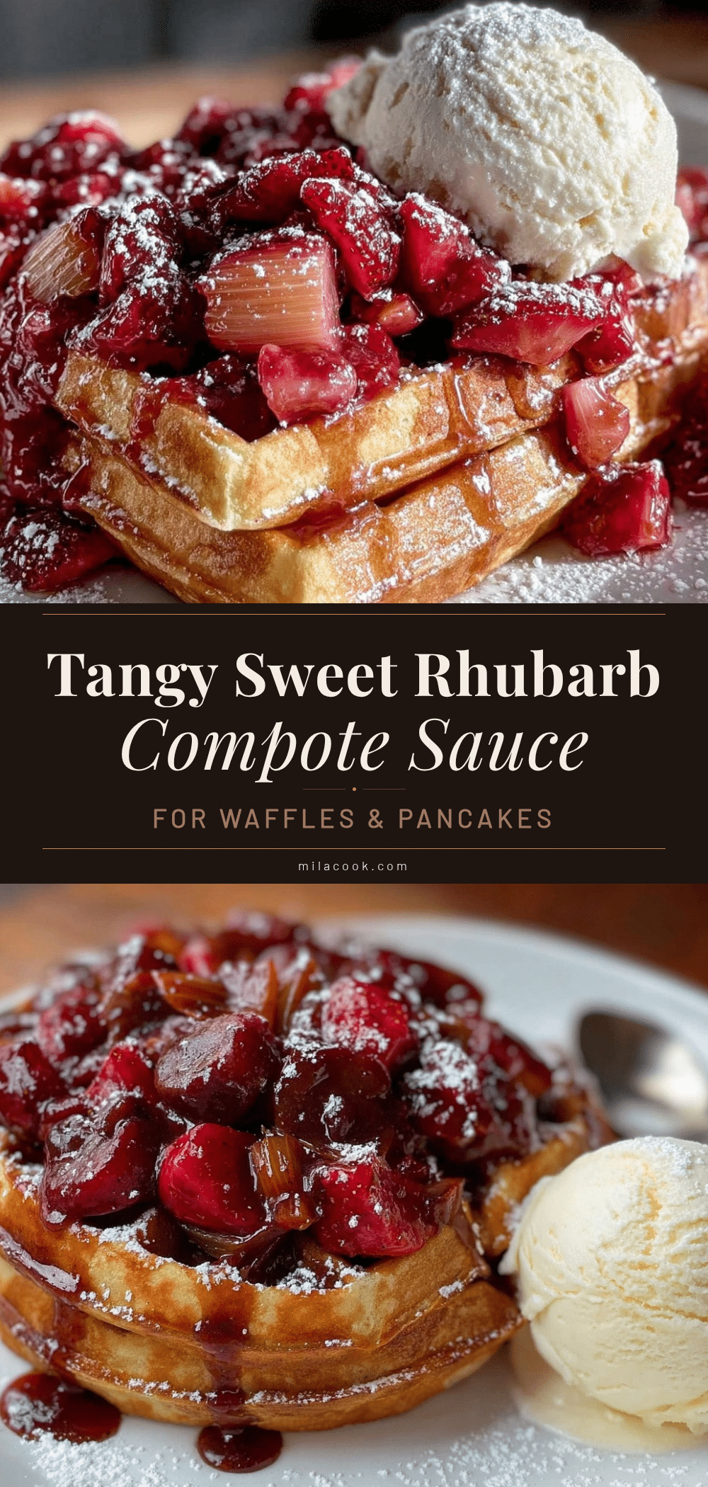 tangy rhubarb compote sauce recipe