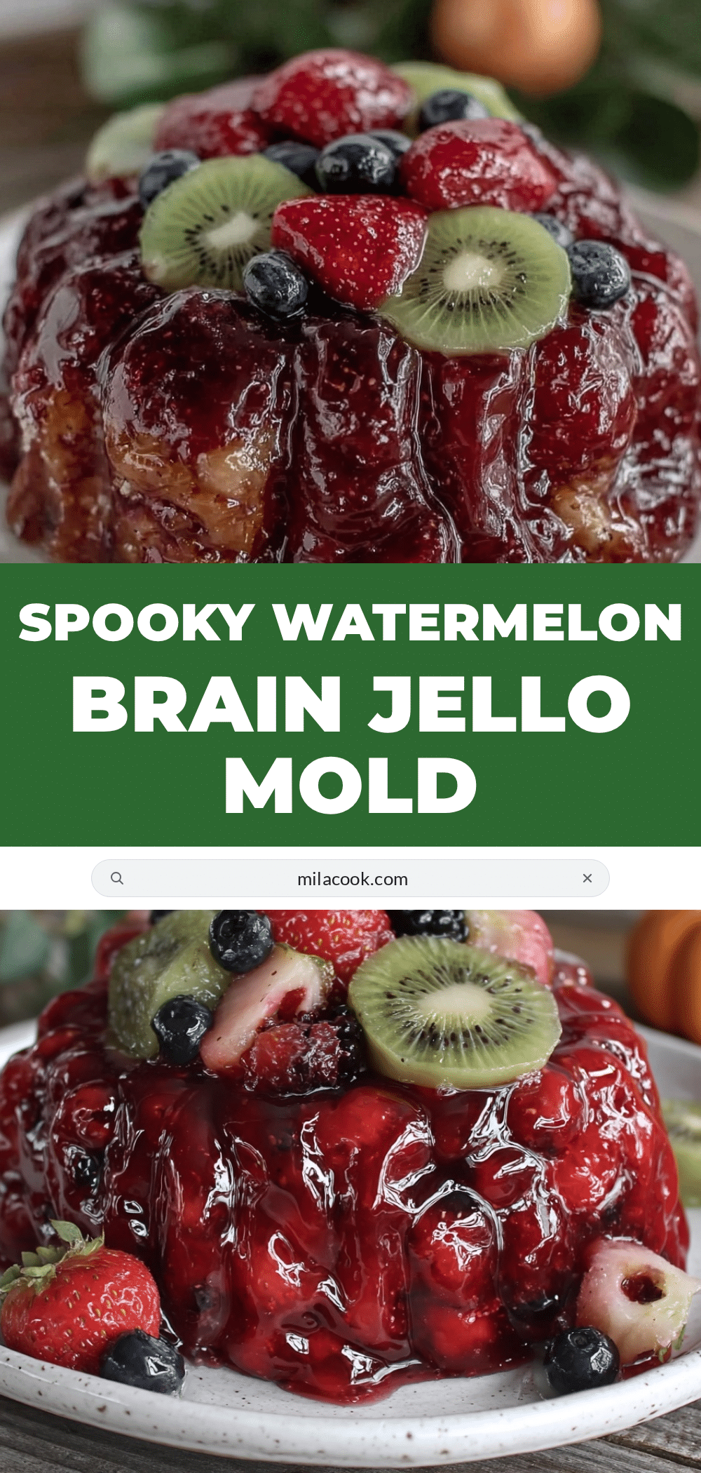 watermelon brain jello mold recipe