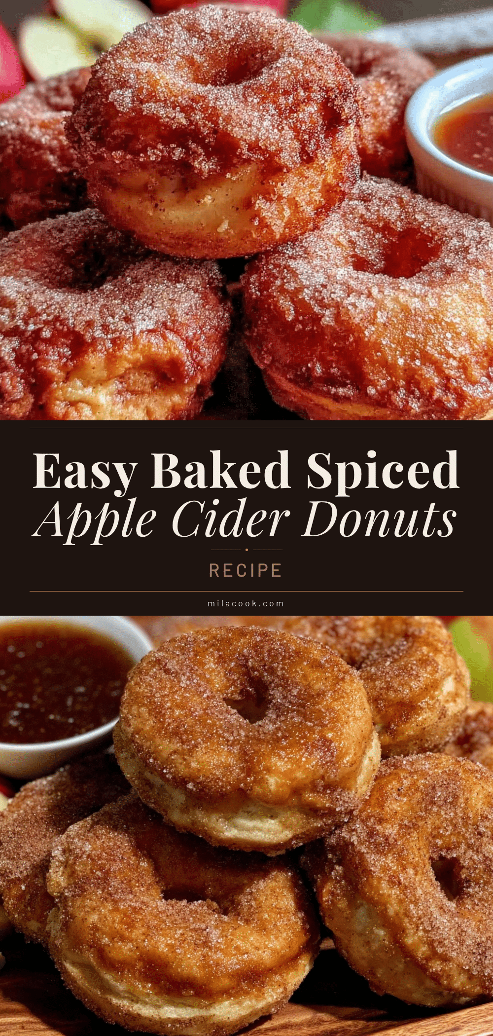 baked spiced apple cider donuts recipe