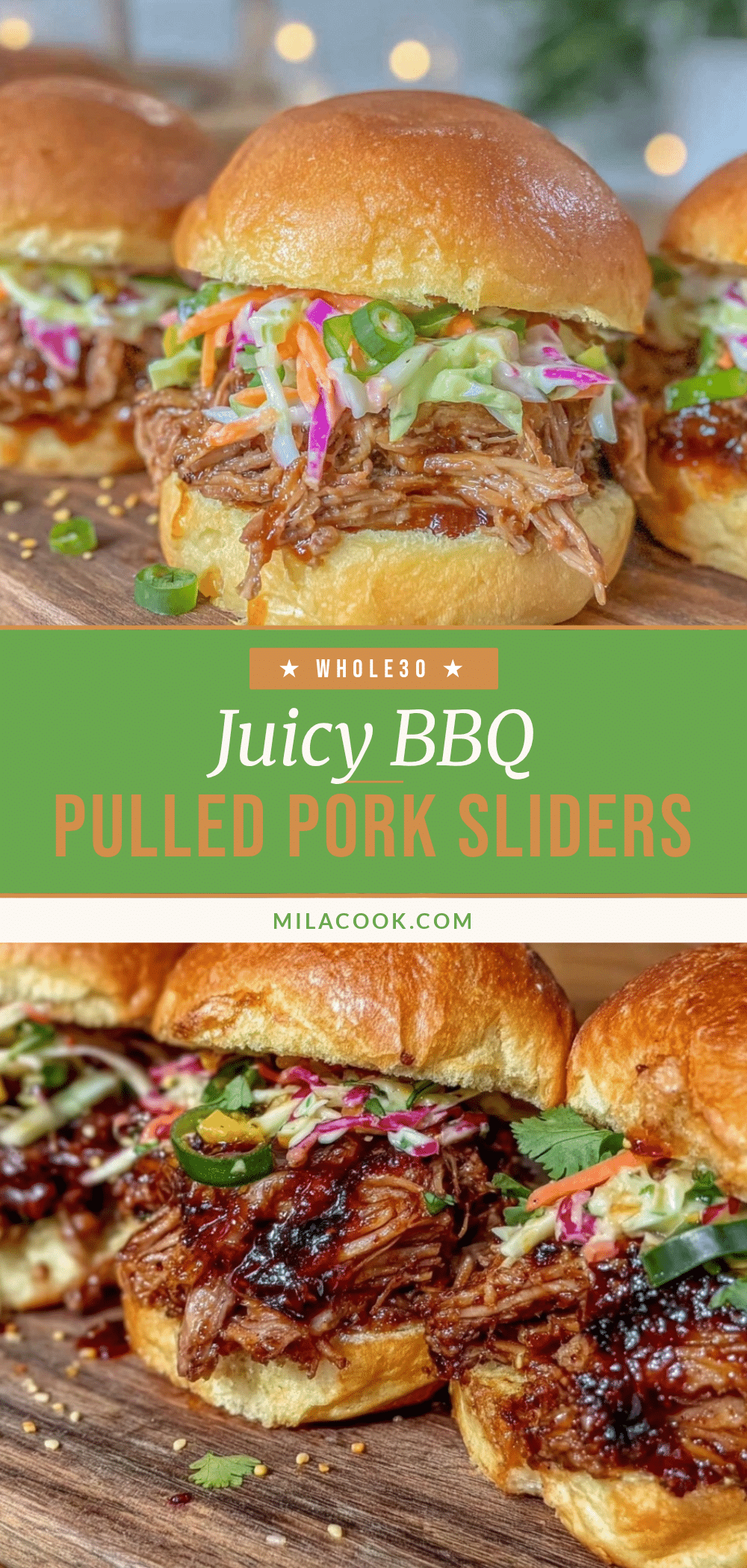 BBQ pulled pork sliders recipe