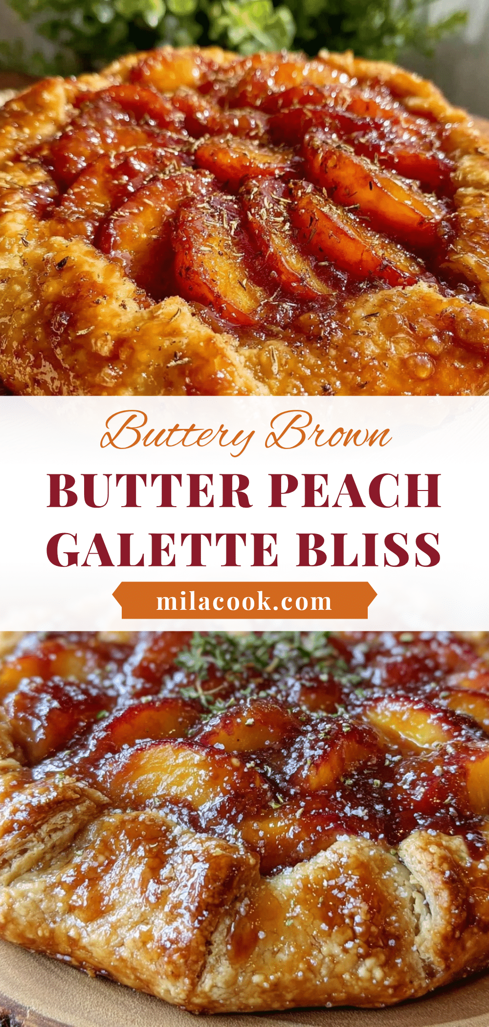 brown butter peach galette recipe