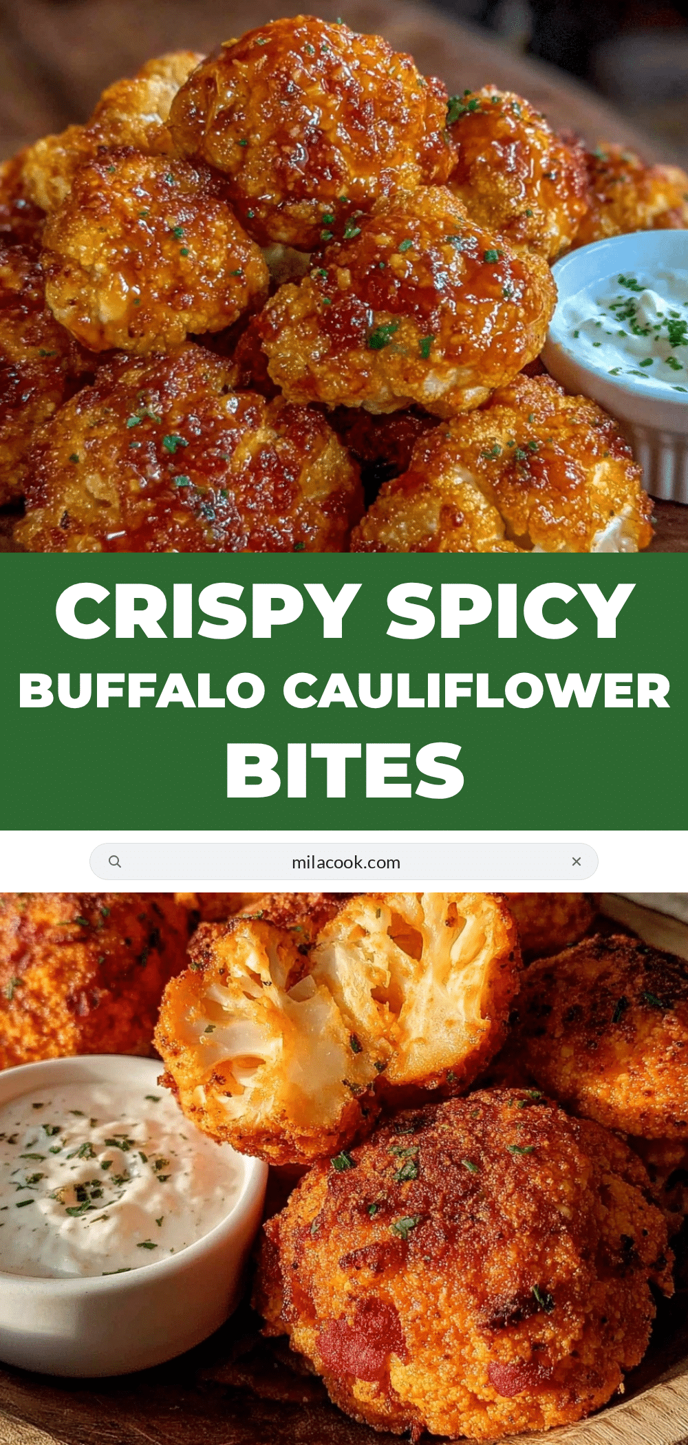 buffalo cauliflower bites recipe