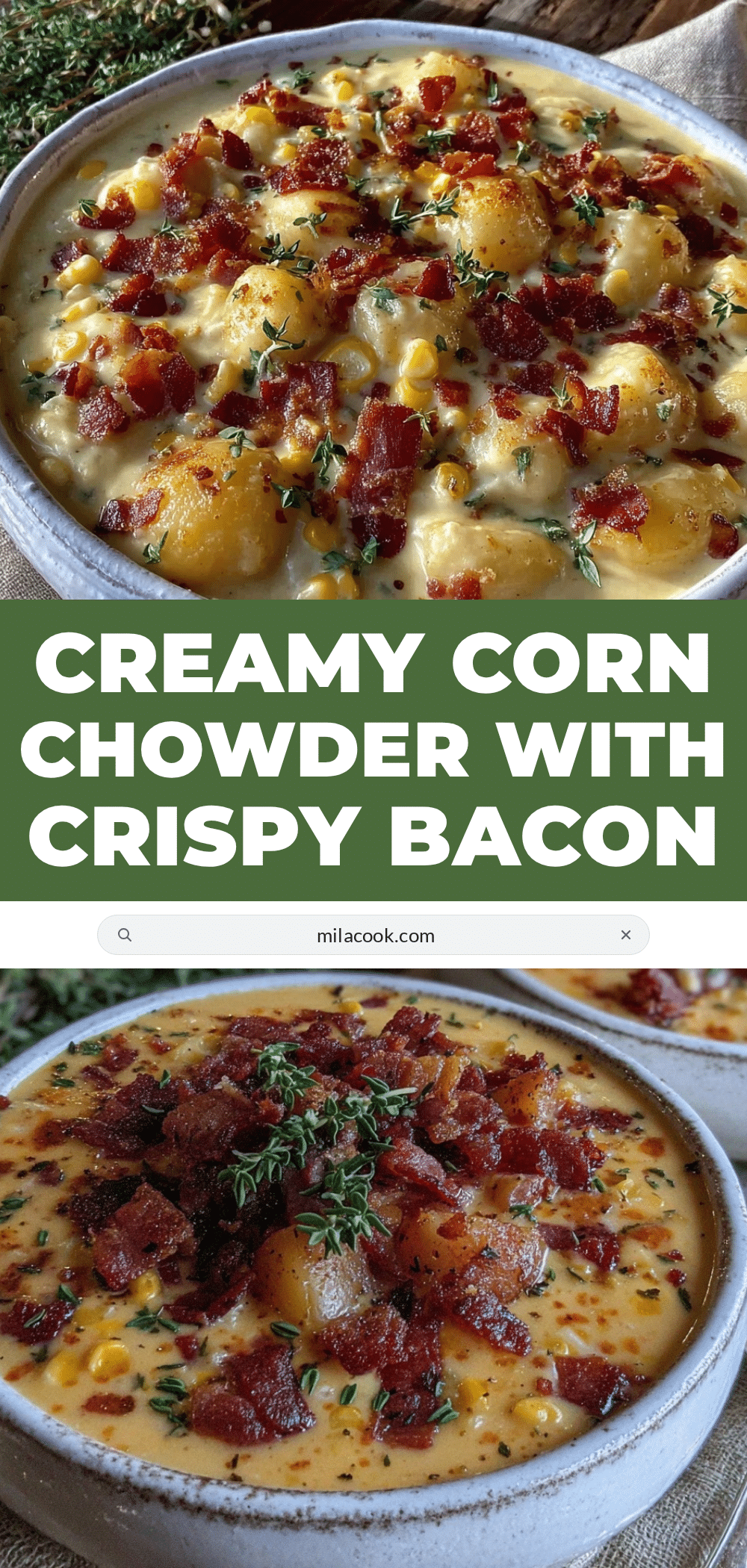 creamy corn chowder recipe