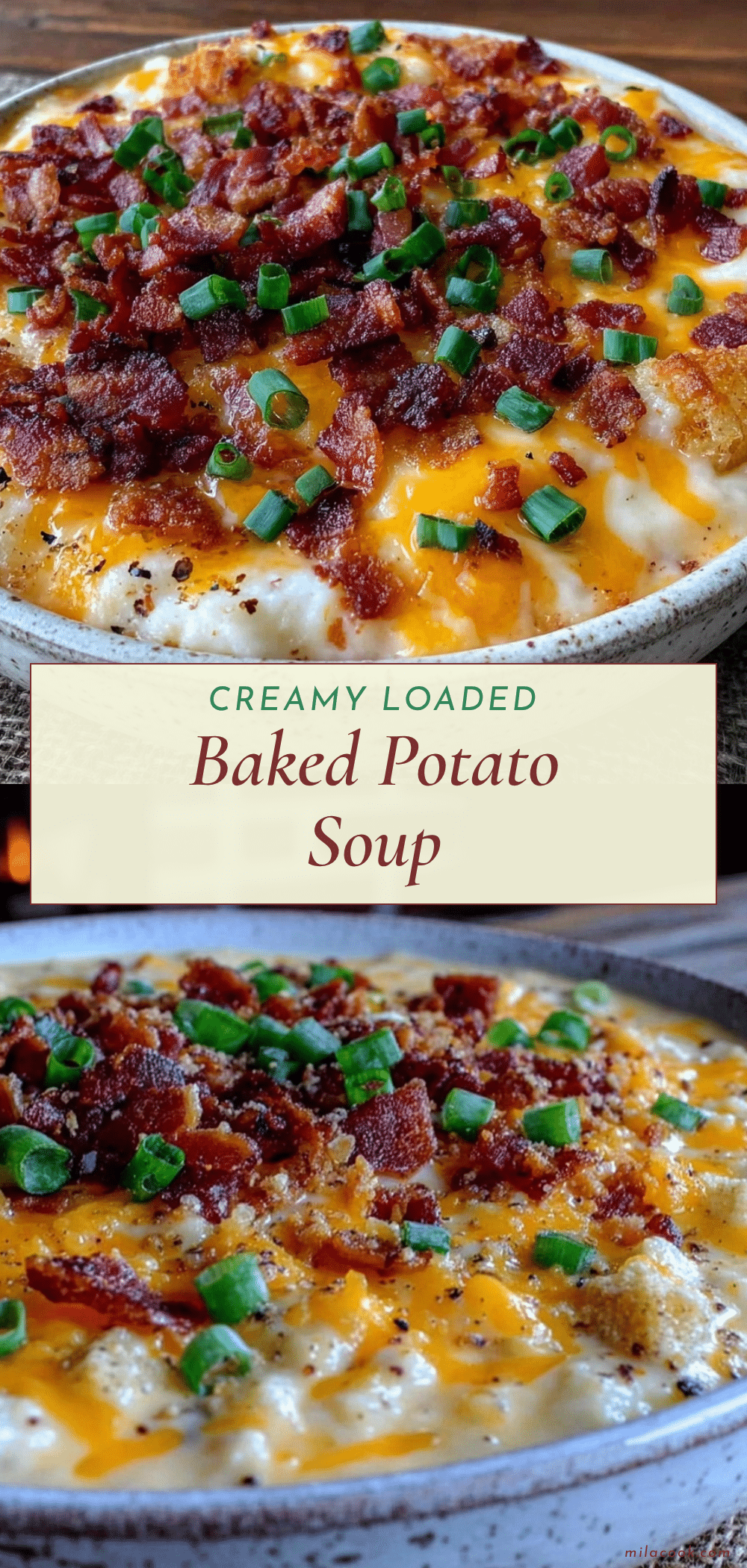 creamy loaded baked potato soup recipe