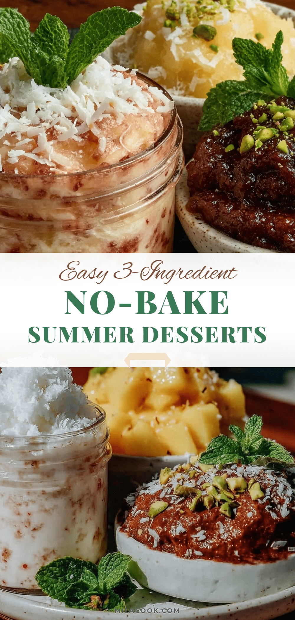 easy 3-ingredient summer desserts no-bake recipes recipe