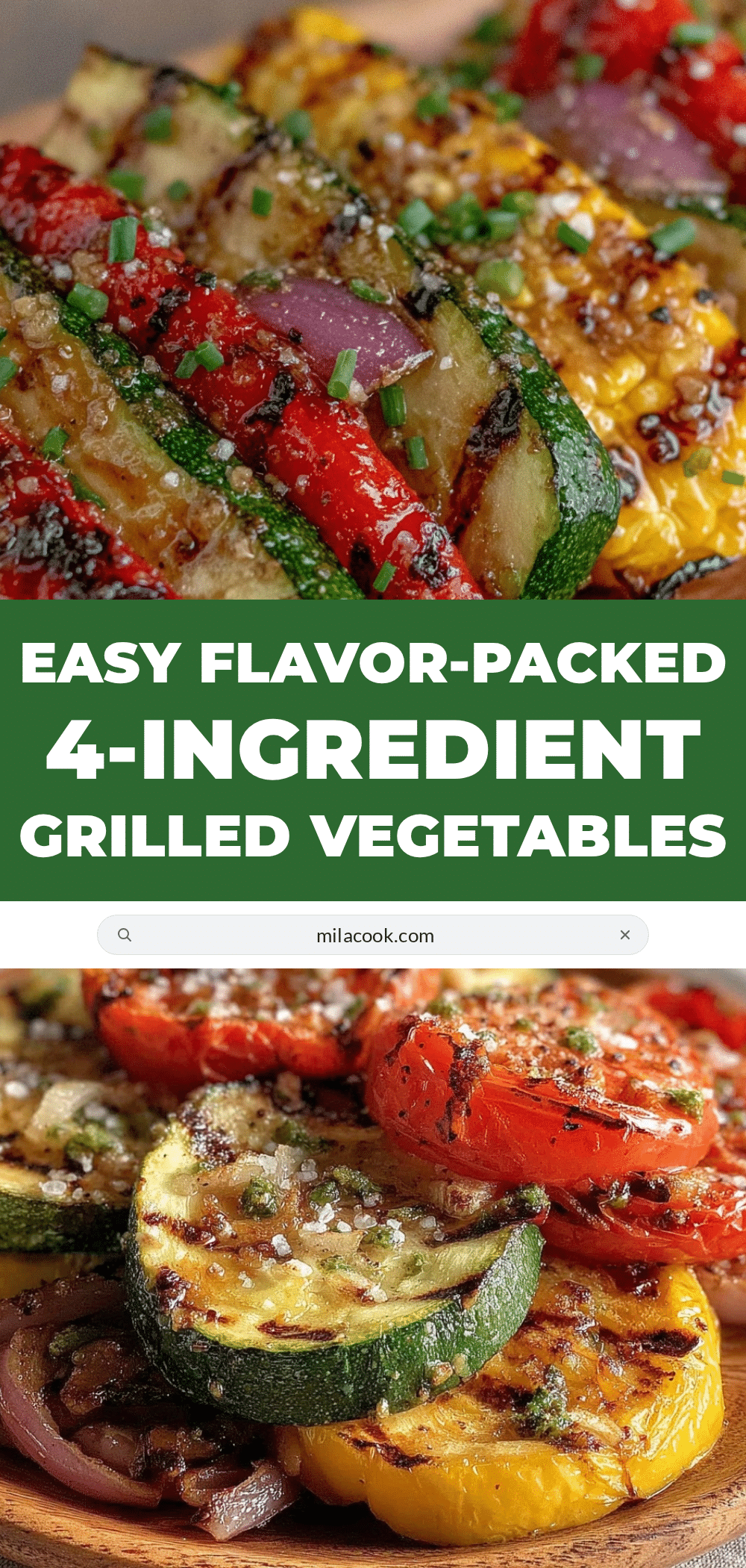 Easy 4-Ingredient Grilled Vegetables recipe