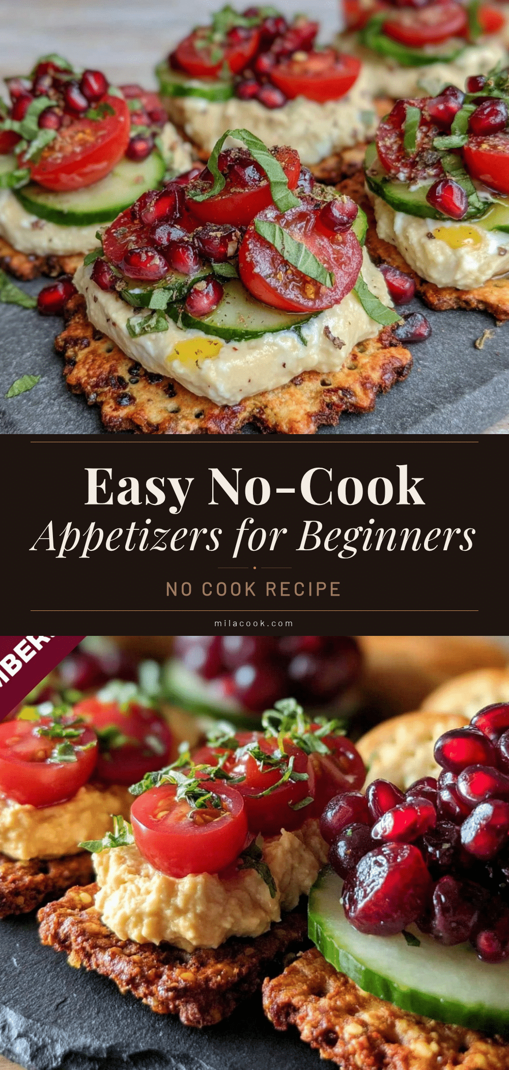 easy no-cook appetizers recipe