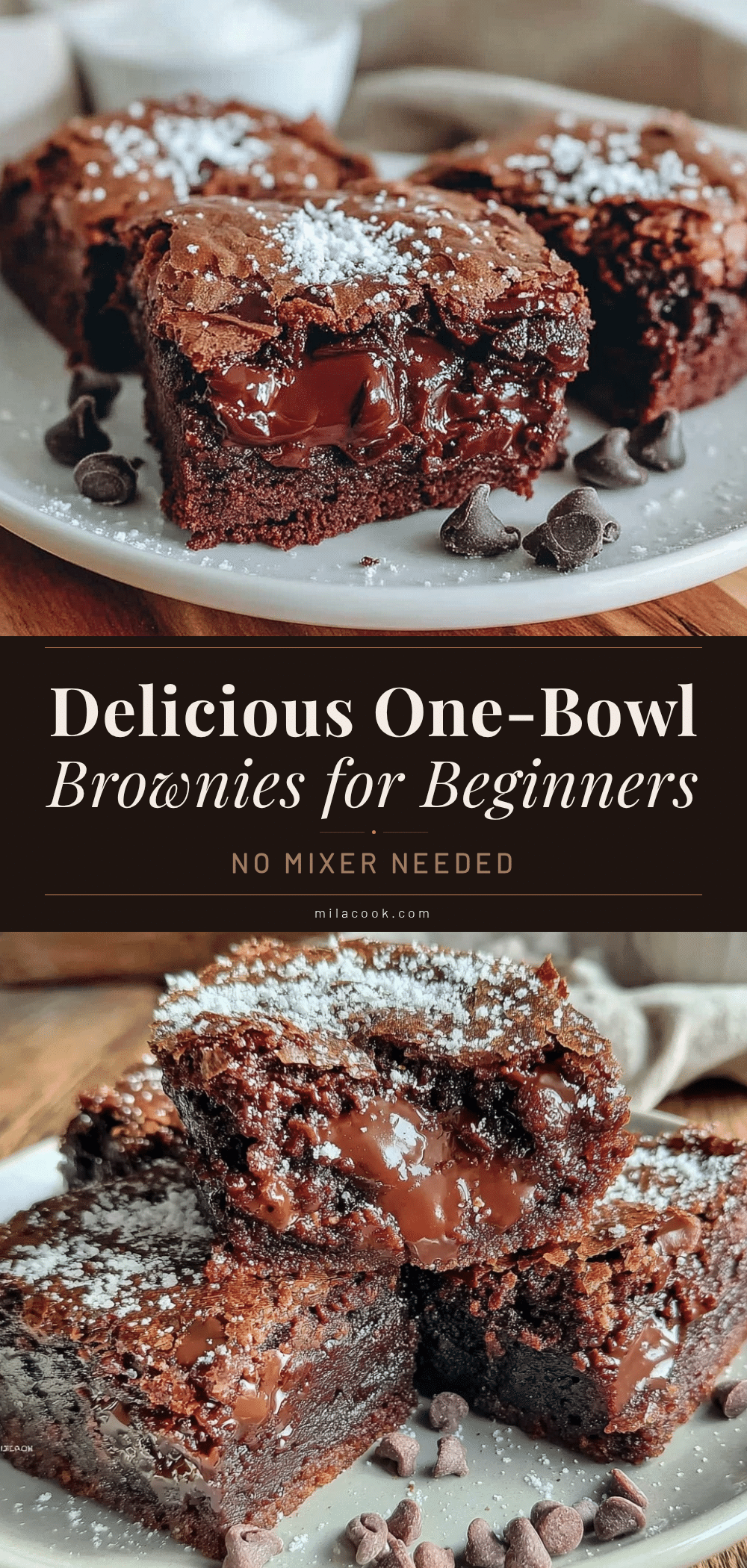 easy one-bowl brownies recipe