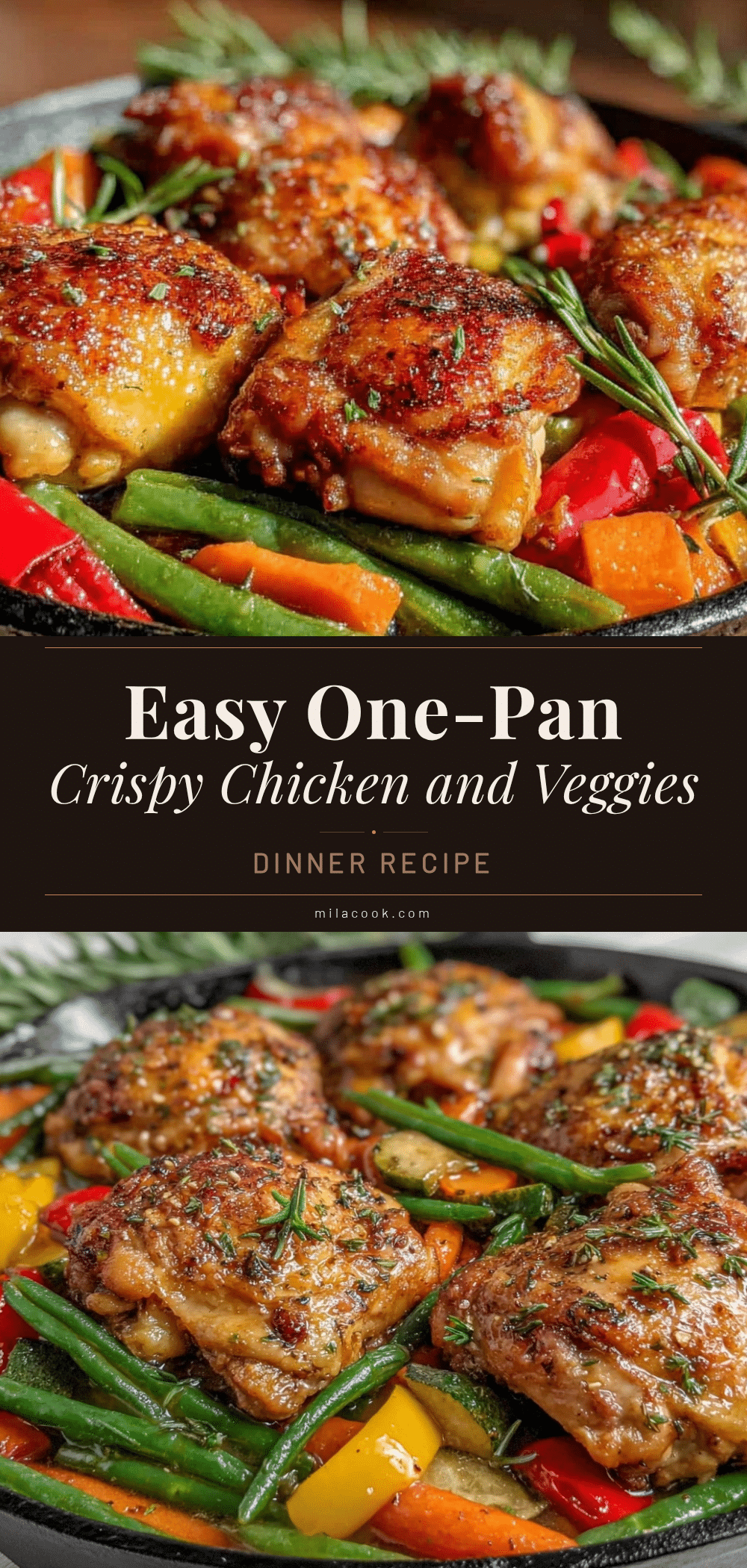 easy one-pan crispy chicken and vegetables recipe