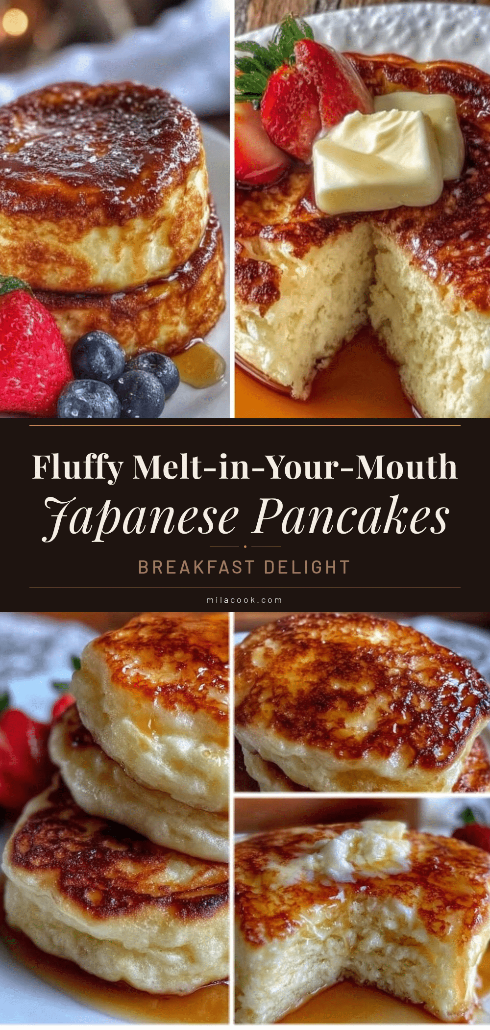 fluffy Japanese soufflé pancakes recipe