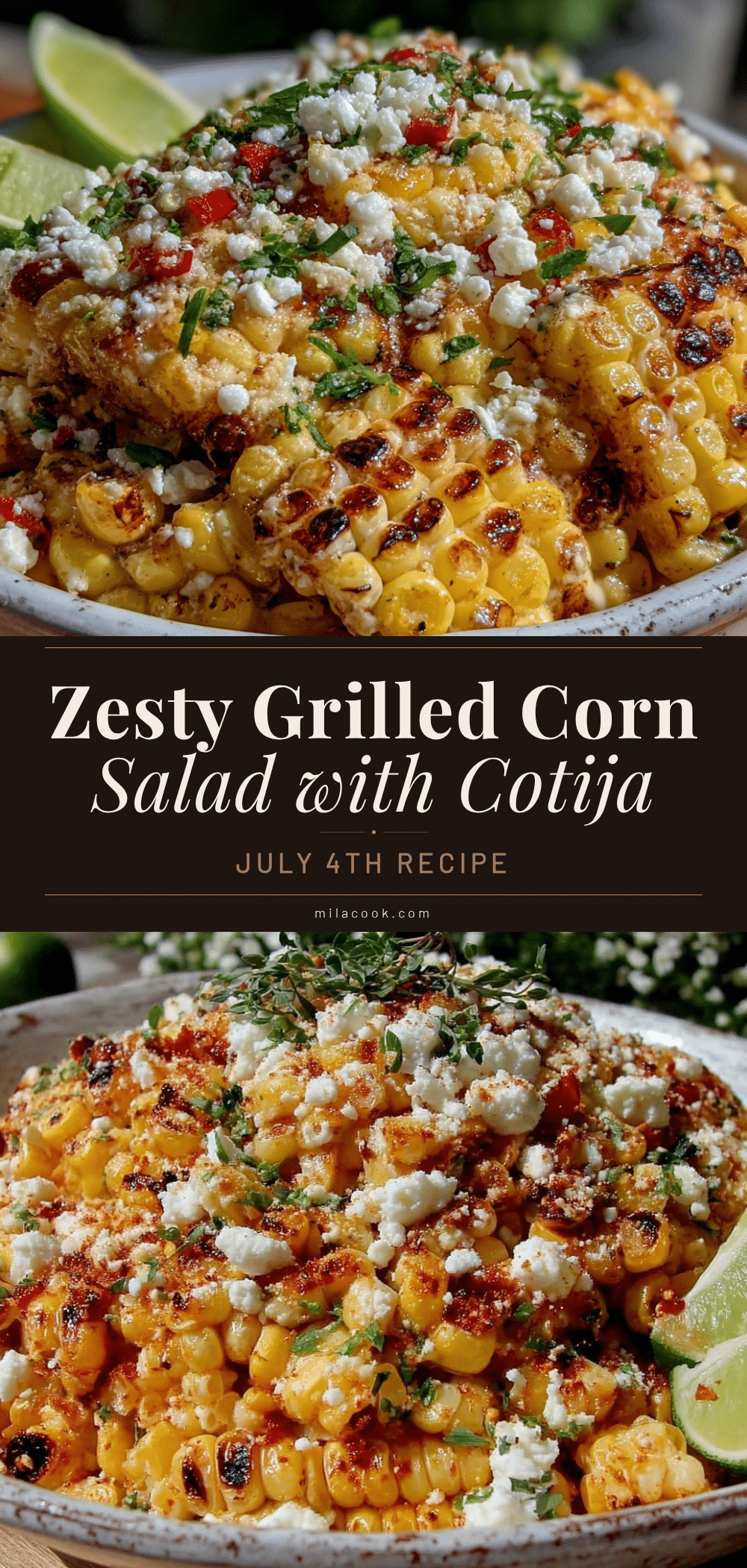 fresh grilled corn salad recipe