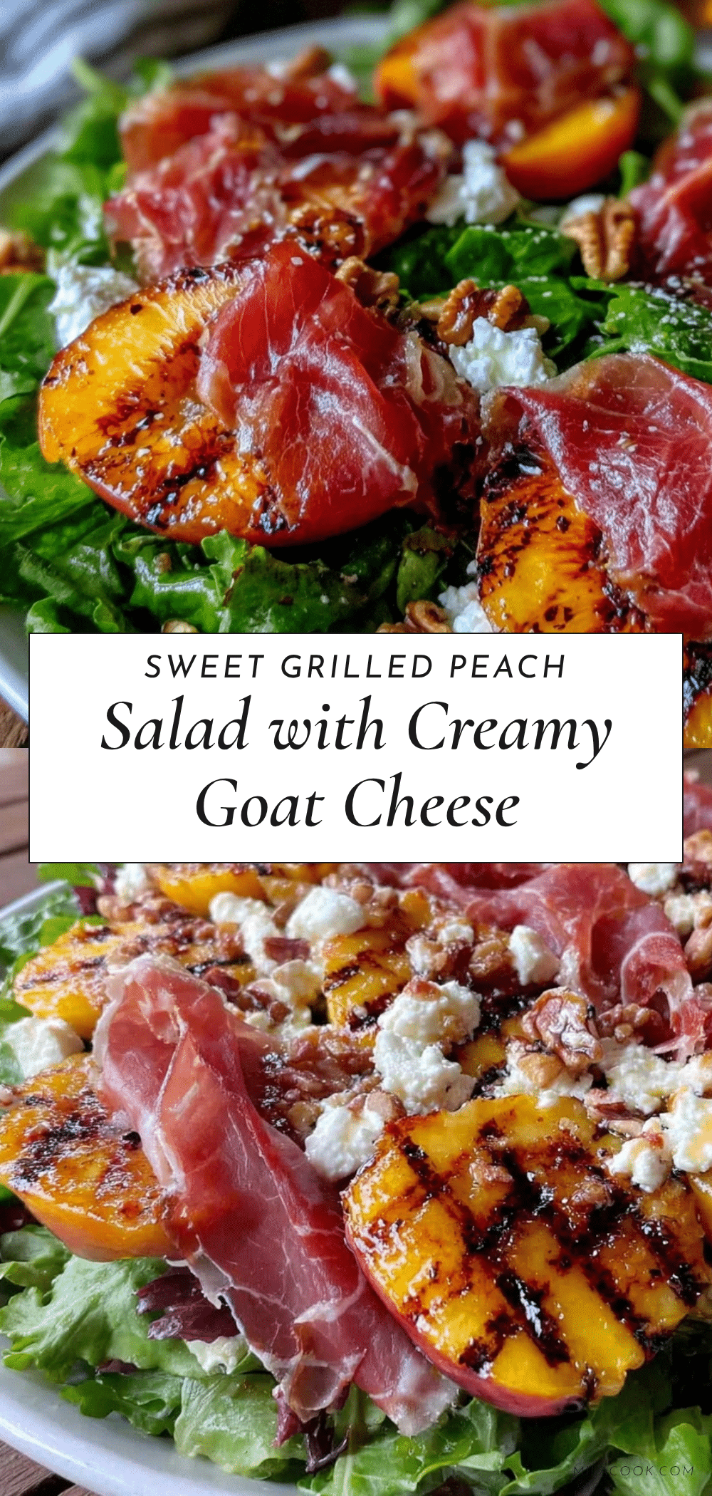 fresh grilled peach salad recipe