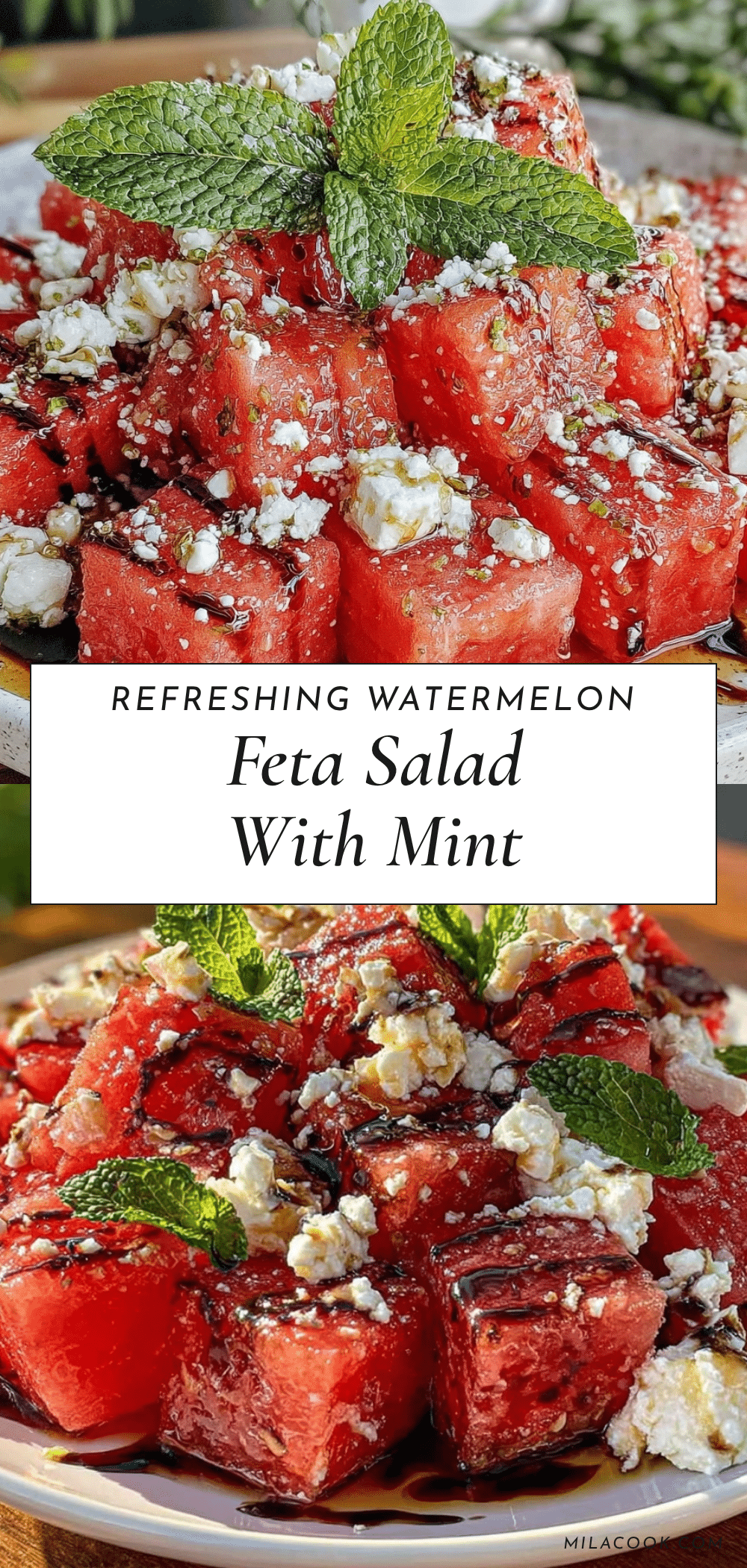 fresh watermelon feta salad recipe