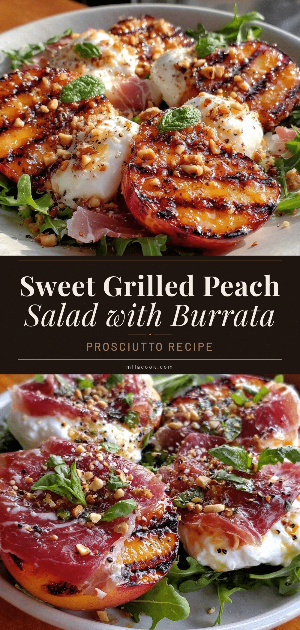 grilled peach salad recipe