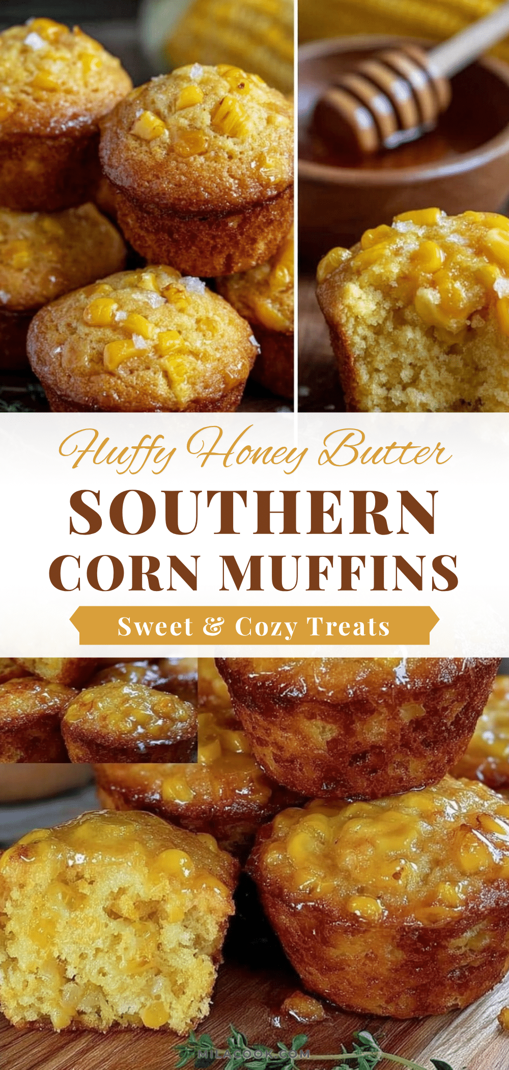 honey butter sweet corn muffins recipe