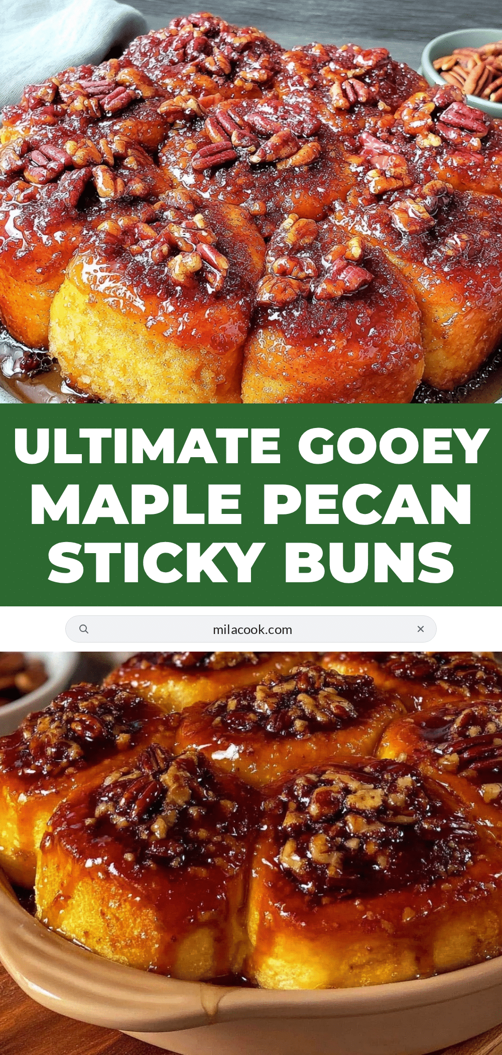maple pecan sticky buns recipe