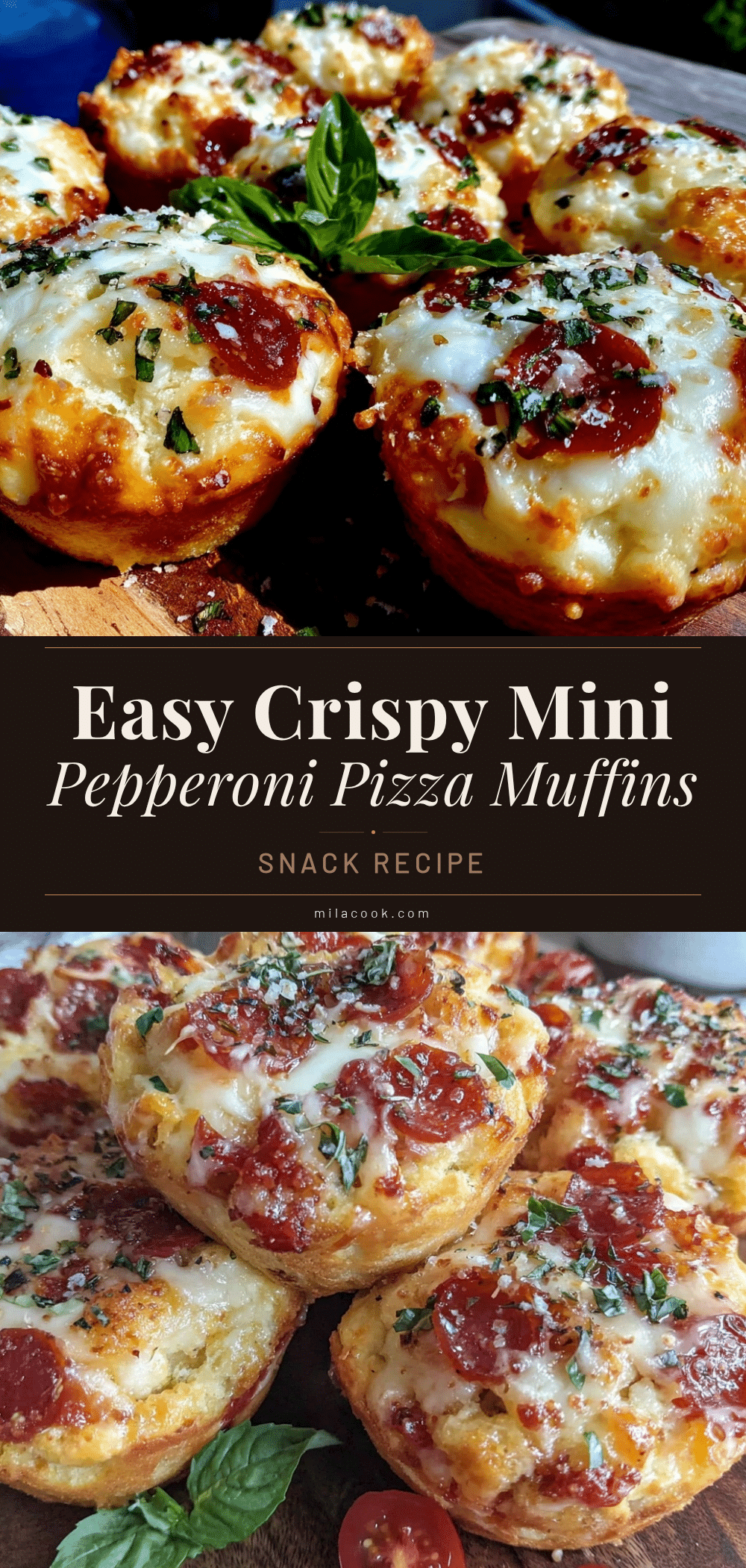 mini pepperoni pizza muffins recipe