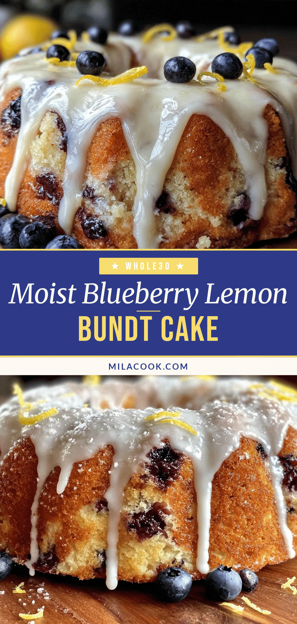 moist blueberry lemon bundt cake recipe