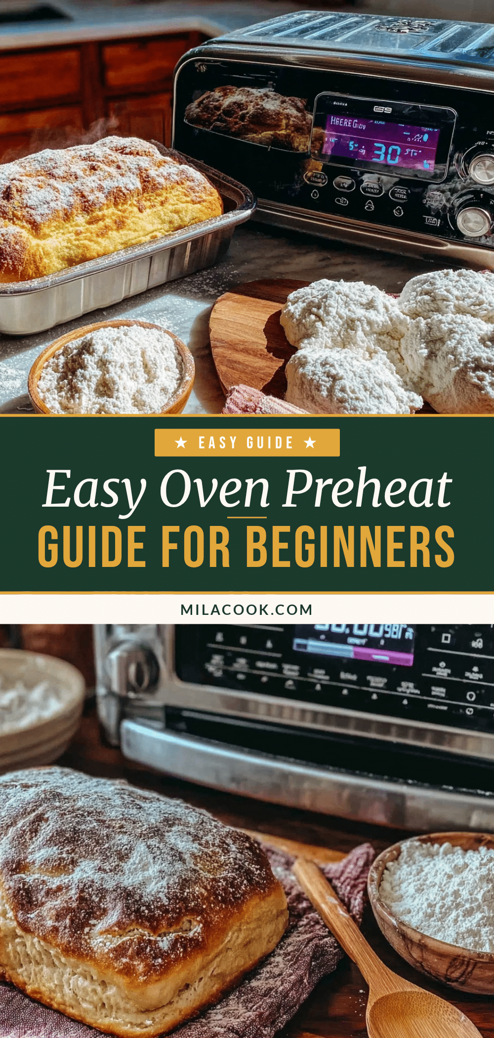 oven preheat guide recipe