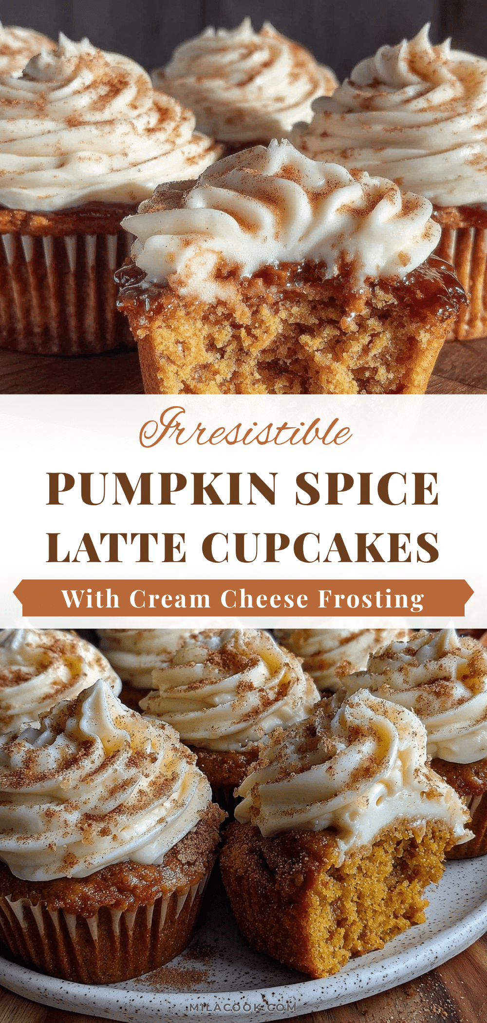 pumpkin spice latte cupcakes recipe