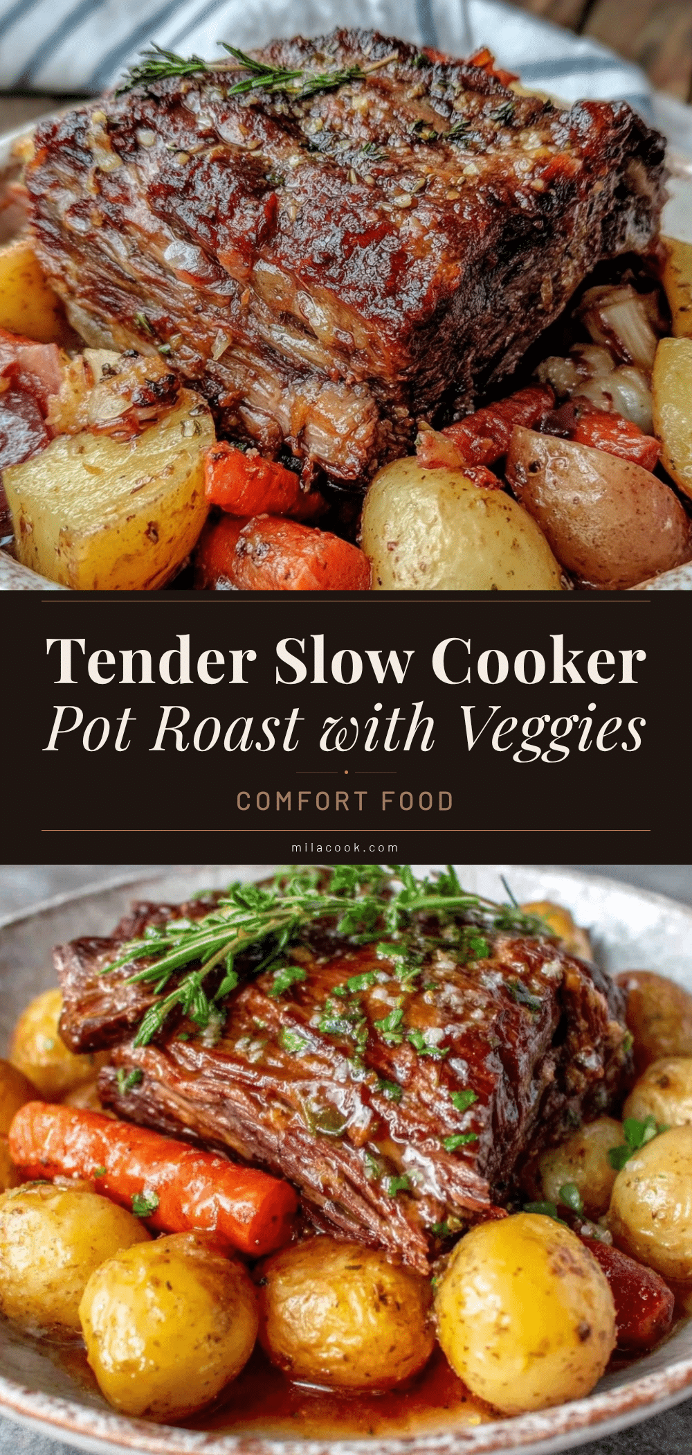 slow cooker pot roast recipe