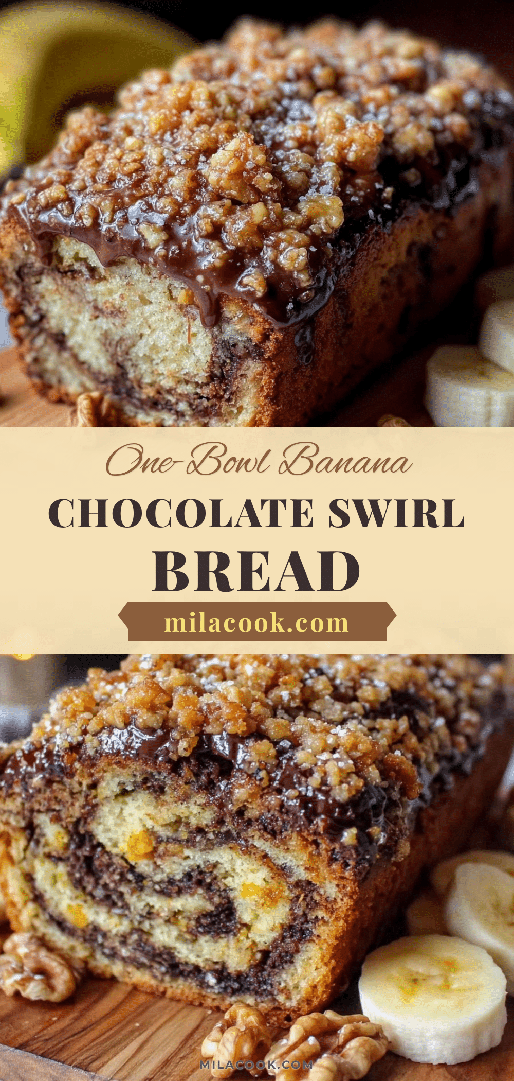 banana chocolate swirl bread recipe