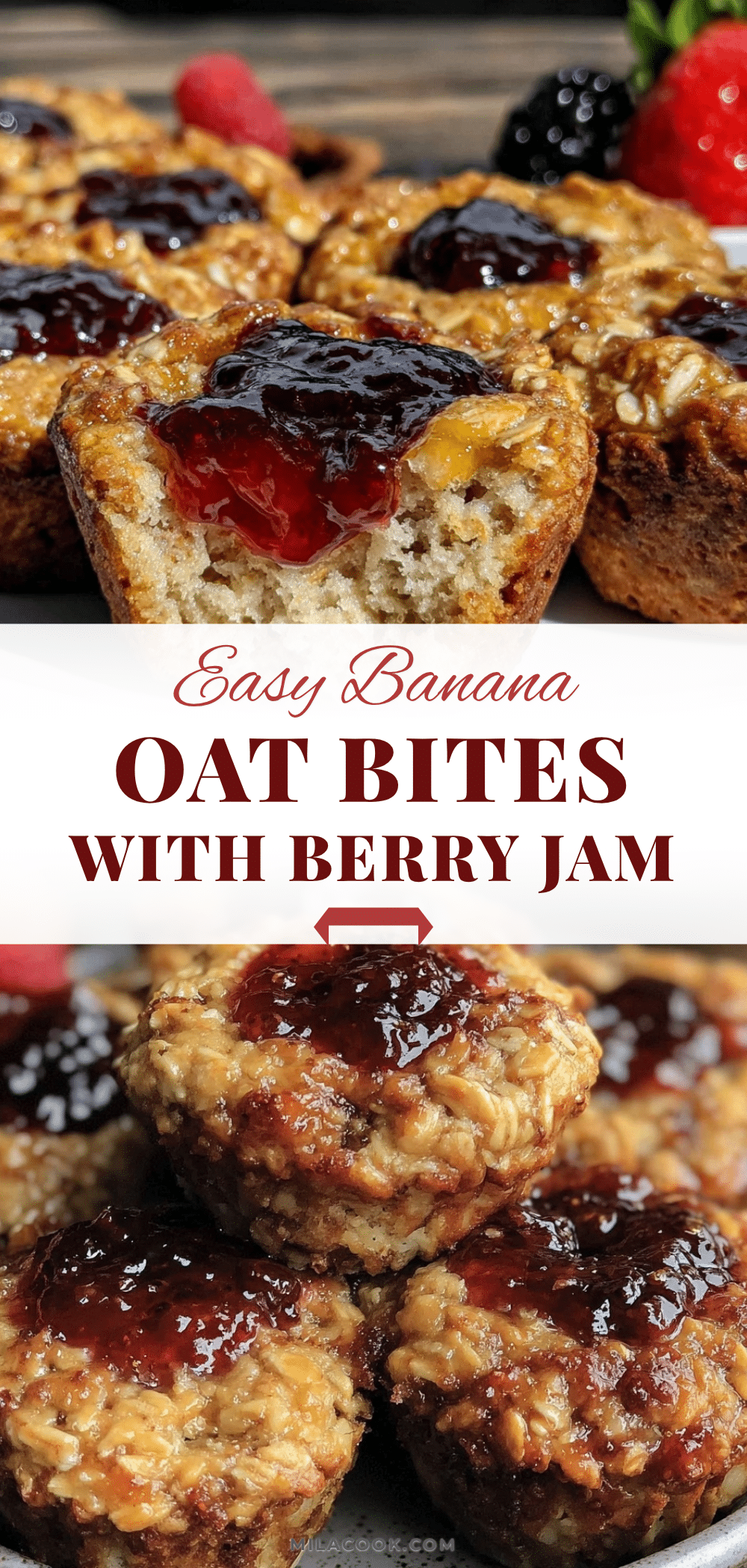 banana oat bites recipe