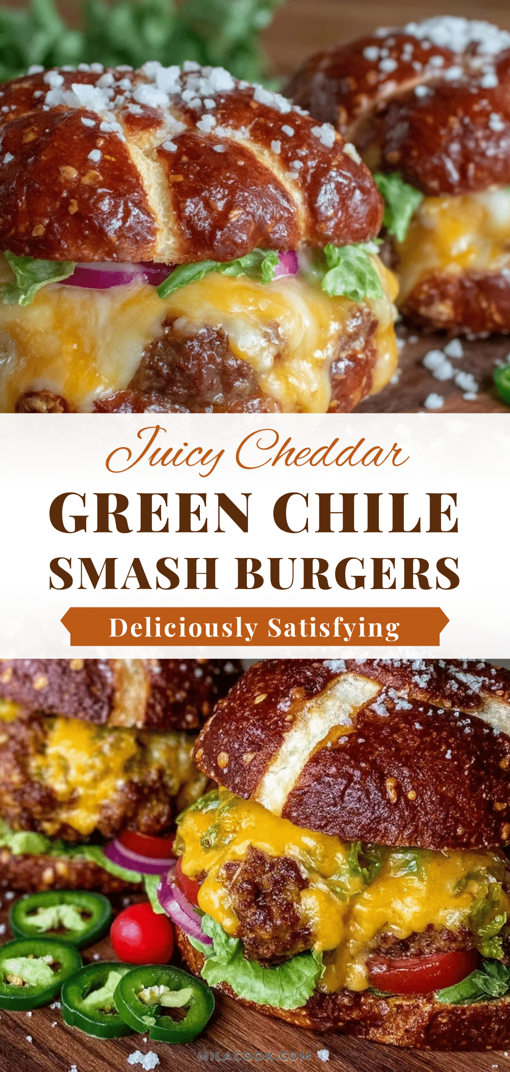 cheddar green chile stuffed hatch pepper smash burgers recipe