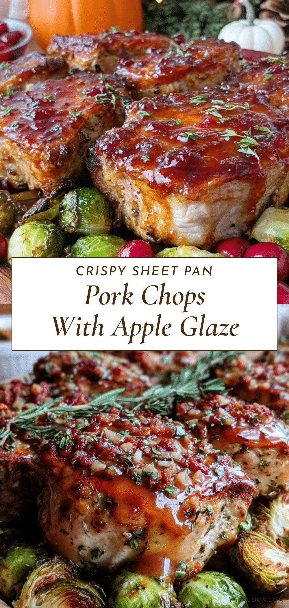 crispy sheet pan pork chops recipe