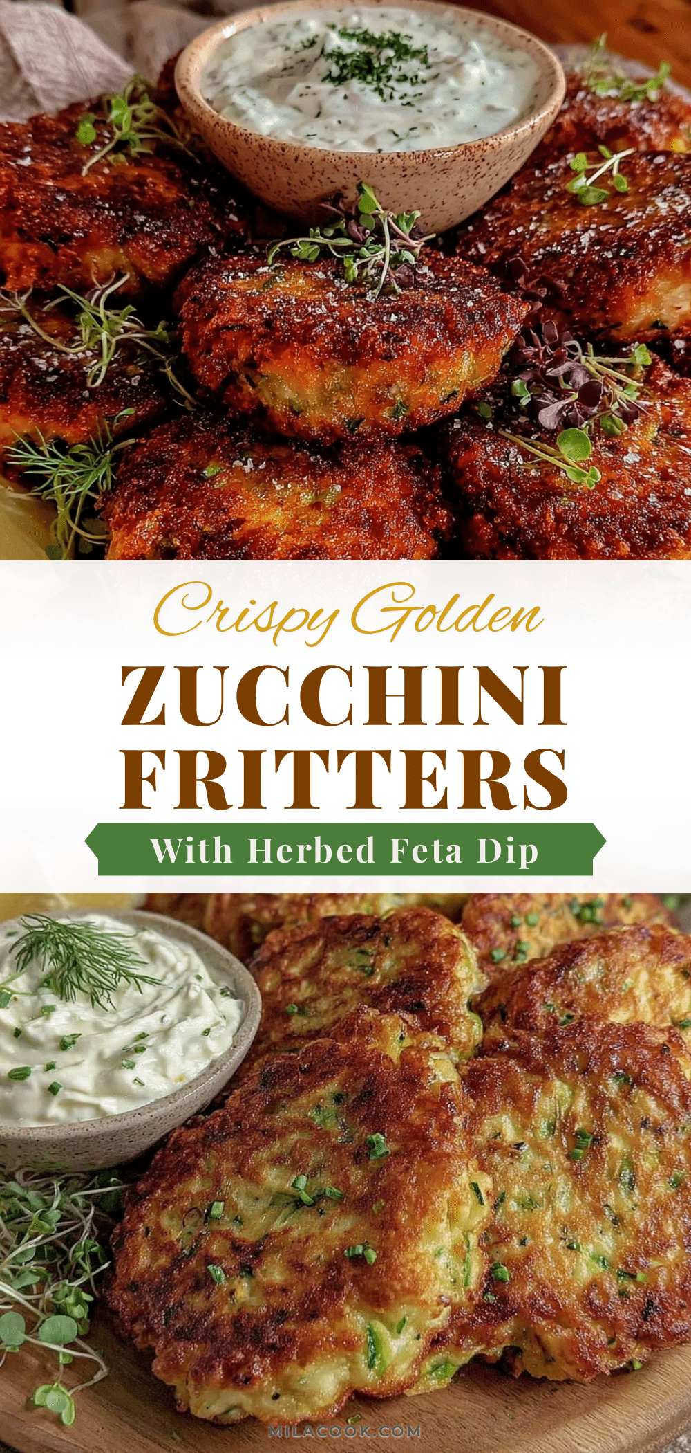 crispy zucchini fritters recipe